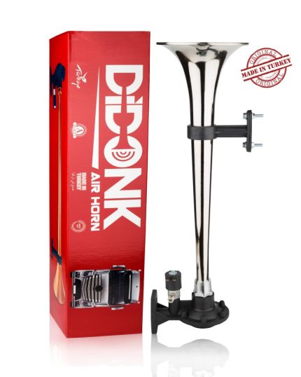 TEKLİ HAVALI KORNA 58 CM KROM