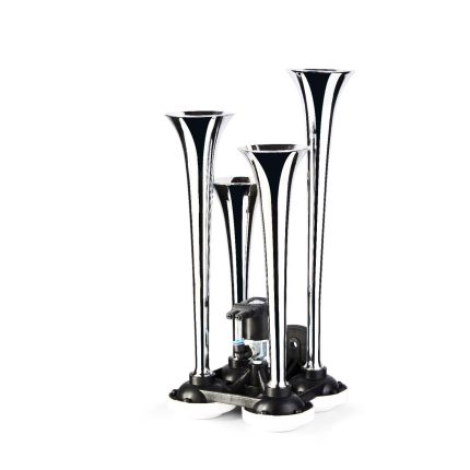 Havalı Dört Borulu Düz Ses Krom Korna